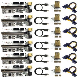 1-10PCS Riser VER010 USB 3.0 PCI-E Riser VER010-X Express Cable Video Card 8 Capacitor Expansion Board for Computer Mining