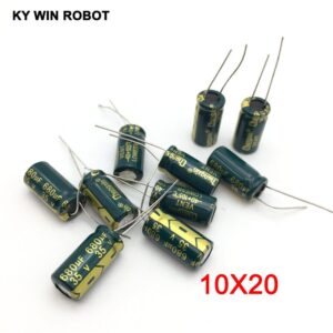 10 pcs Aluminum electrolytic capacitor 680 uF 35 V 10 * 20 mm frekuensi tinggi Radial Electrolytic kapasitor