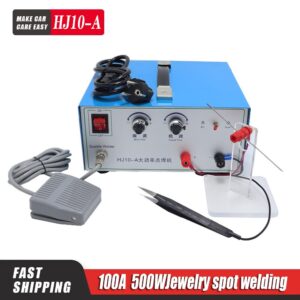 100A Jewelry Spot Welding Machine Gold and Silver Copper Ring Necklace Welding Machine Handheld Laser Pulse Welding Machine