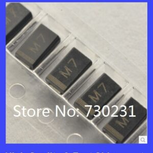 100PCS DIODE M7 1N4007 SMD 1A 1000V IN4007 Rectifier Diode free shipping