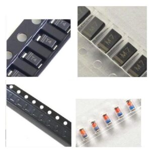 100PCS Diode 1N4001 M1 1N4005 M5 1N4007 M7 1N4004 M4 SR160 1N4148 1N4148 1N5819 RS1M RS2M US1M US1K 1SS355 SMD SMA IN Free Ship