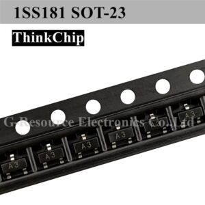 (100pcs) 1SS181 SOT-23 SMD Switching Diode Transistor (Marking A3)
