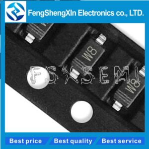 100pcs/lot BZT52C5V1 5V1 5.1V ZENER DIODE SOD-123 W8