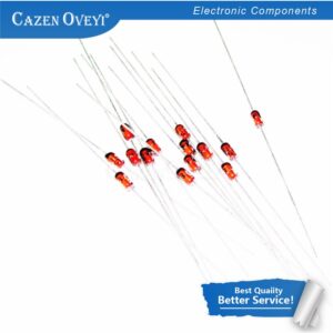 100pcs/lot BZX55C12 BZX55C15 BZX55C3V3 BZX55C3V6 BZX55C4V7 BZX55C5V1 BZX55C5V6 BZX55C9V1 BZX55 DO-35 Zener Diodes In Stock
