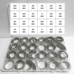 1075pcs 24Values SMD SS310 SK54 SS110 1N5822 1N4007 ES1J FR107 M1 SR2100 1N5817 SS16 S1M S2M SMA Schottky Rectifie Diode Kit