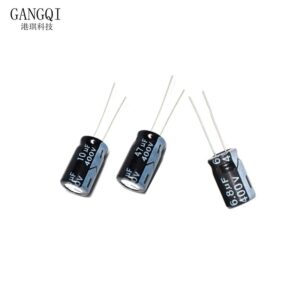 10PCS 400V 1UF 2.2UF 6.8UF 10UF 22UF 47UF Aluminum Electrolytic Capacitor