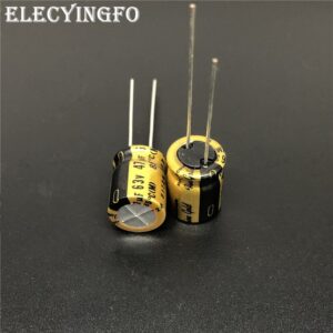 10Pcs/100Pcs 47uF 63V NICHICON FG Series (fine gold) 10x12.5mm 63V47uF High Grade HIFI Audio Capacitor