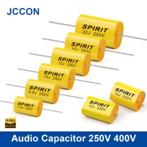 10Pcs Audio Capacitor 250V 400V Audiophiler Polarity Non polarity Capacitors HIFI Fever Audio 1UF 1.5UF 1.8UF 2.2UF 10UF