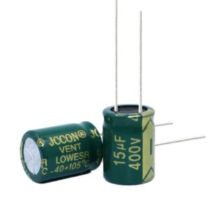 10pcs High frequency low resistance aluminum electrolytic capacitor 400v15UF 15uf400v volume: 10x13 10x17