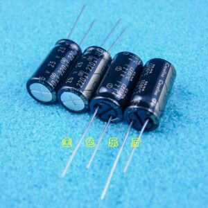 10pcs NEW ELNA ROA Cerafine 220uF/25V 10X21MM 25v 220uf audio electrolytic capacitor 220UF 25V Black gold 25V220UF
