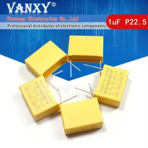 10pcs capacitor X2 capacitor 275VAC Pitch 22.5mm X2 275V Polypropylene film capacitor 1uF