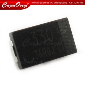 10pcs/lot tantalum capacitor ESR 330UF 4TPB330M can replace OE128 OE907 In Stock