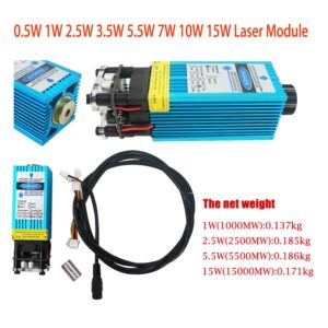 15W laser module head 450nm diode for Engraving Machine