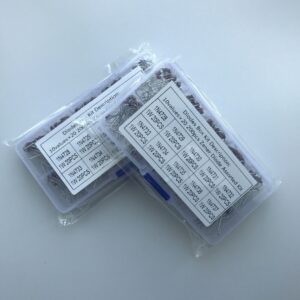 20 Values 400pcs Zener Diode Assortment Electronic kit 1N4728~1N4748 1N4737 1N4738 1N4739 1N4740 1N4742 With 2 storage Box