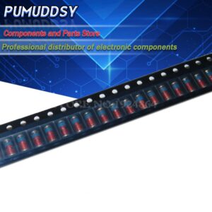 20PCS 1W 6.2V-47V 7.5V 8.2V 9.1V 12V 15V 16V 22V 24V 30V 33V 39V 43V Diode LL41 SMD Zener Diode ZM4735A-ZM4756A ZM47 series