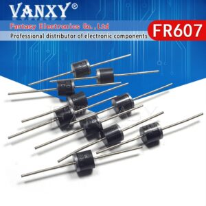 20PCS FR607 6A 1000V Fast Recovery Diodes