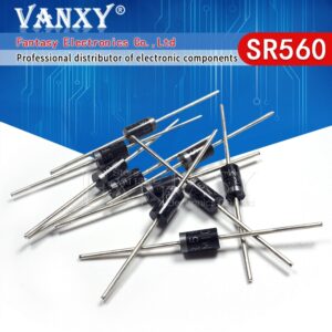 20PCS SR560 60V 5A SB560 DO-15 schottky diode