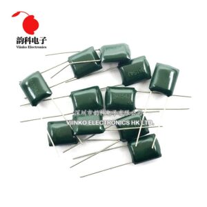 50pcs Polyester film capacitor 100V 120nF 150nF 220nF 330nF 470nF 2A124J 2A154J 2A224J 2A334J 2A474J