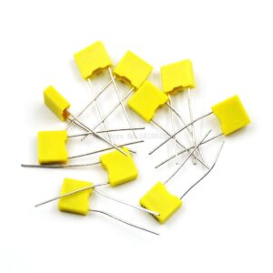 20pcs Polypropylene Safety Plastic Film 100V 1nF ~ 470nF 100nf 220nf 10nf 47nf 22nf 1nf 0.47uf 0.1uf Correction capacitor