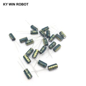 20pcs/lot 220UF 25V 220mf 105C 6X12mm Aluminum Electrolytic Capacitor 25V220UF radial lead 50pcs