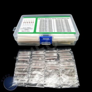28Values*10pcs=280pcs 1W Zener Didoe kit 3.3V~47V box 1N/IN47/28/29/30/31/32/33/34/35/36/37/38/39/40/41/42/43/44/45/46/47/...56A