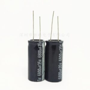 2pcs Electrolytic Capacitor 35V6800UF 35V 6800UF 18*35mm High-quality Aluminum Electrolytic Capacitors DIP Size：18x35（MM）
