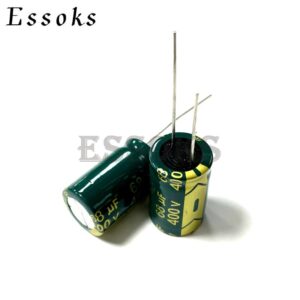 2pcs Electrolytic Capacitor 400V68UF 400V 68UF 16X25 18X25 mm High Frequency Low ESR Aluminum Capacitors