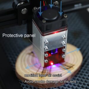 30W Focusable Laser Module Universal Laser Engraving Module Kit 450nm 7.5W Blue Laser Head Compatible with TTL PWM Modulation