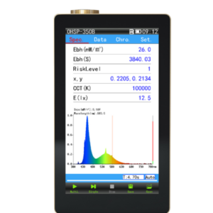 350B 380-780nm Hot Handheld spectral illuminance analyzer blue light tester spectrometer red and blue ray irradiance meter