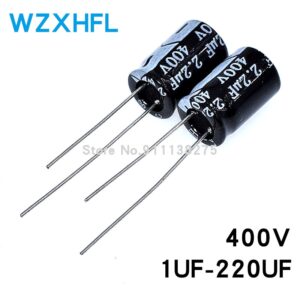 400V 1uf 2.2uf 3.3uf 4.7uf 6.8uf 8.2uf 100uf 22uf 33uf 47uf 68uf 82uf aluminum electrolytic capacitor