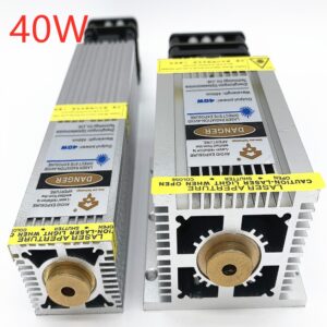 40W laser head blue laser module ultra-fast engraving of stainless steel and oxidized metal high light transmittance