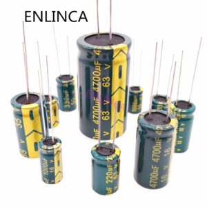 5-20pcs 6.3v 63v 100v 250v 400v 450V Low ESR high frequency aluminum capacitor 2.2uf 4.7uf 6.8uf 10uf 22uf 33uf 68uf 82uf 120uf