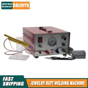 50A Argon Spot Welder Handheld Pulse Laser Welding Machine Metal Welding Necklace Jewelry Spot Welding Machine With Barometer