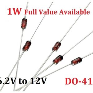 50PCS 1W Zener diode kit 1N4735A/6.2V 1N4736A/6.8V 1N4737A/7.5V 1N4738A/8.2V 1N4739A/9.1V 1N4740A/10V 1N4741A/11V 1N4742A/12V