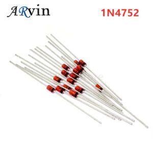 50pcs 1N4752A 1N4752 Zener Diode 1W 33V DO-41 1N4752A