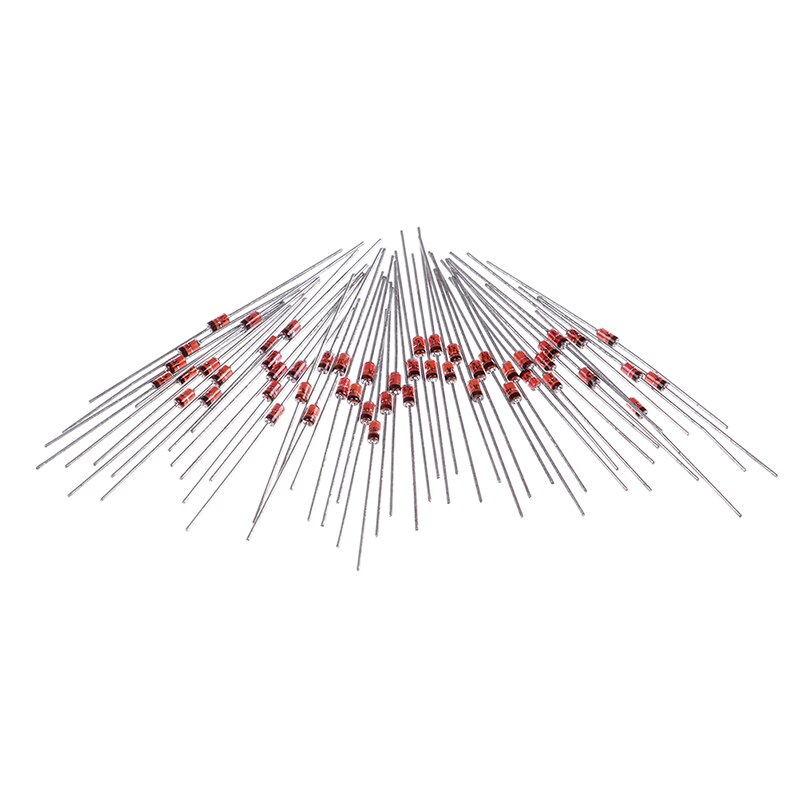 50pcs 1W 5.1V regulator 1N4733A 1N4733 IN4733A IN4733 5V1 volt DO-35 Zener Diode Assorted Assortment Set - Image 5
