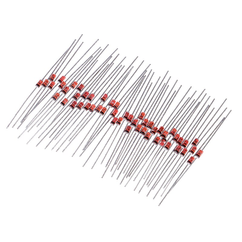 50pcs 1W 5.1V regulator 1N4733A 1N4733 IN4733A IN4733 5V1 volt DO-35 Zener Diode Assorted Assortment Set