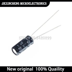 (50pieces) 50V1UF 4*7MM 5*11MM Aluminum electrolytic capacitor 50V 1UF 4*7 5*11 Higt quality