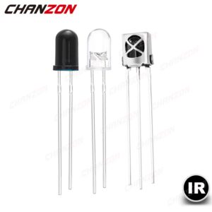 5mm 940nm VS1838B IR LED Emitting Diode Kit Transmitter Receiver Infrared Light Emitter Phototransistor Assortment Set Lamp Bulb