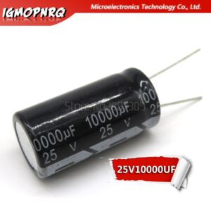 5pcs 25V10000UF 18*35mm 10000UF 25V 18*35 Electrolytic capacitor new original