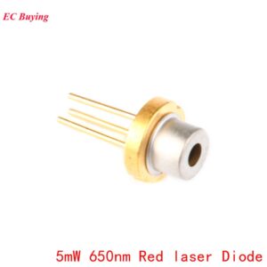 5pcs 5mW 650nm Red Laser Diode Sensor Laser Module 650NM Diodes DIY 5MW LED Electronics Design