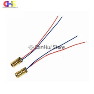 5pcs Laser Diodes 5mW 650 nm Diodo RED Dot Laser Diod Circuit 3V/5V 5mW 650nm Module Pointer Sight Copper Head