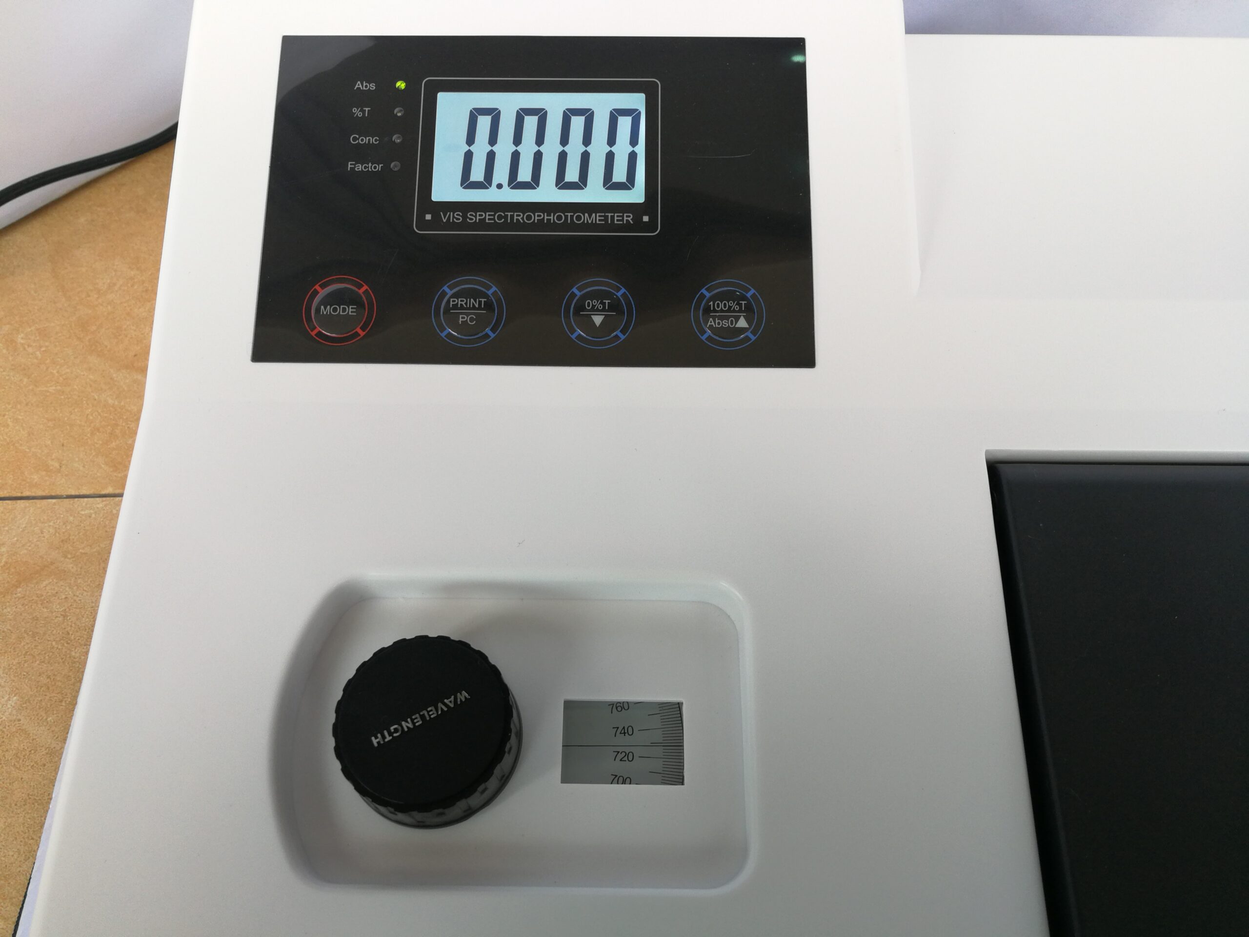 722N, Model UV Visible Spectrometer Laboratory Spectrophotometer 220V Wavelength 320-1020 nm - Image 3