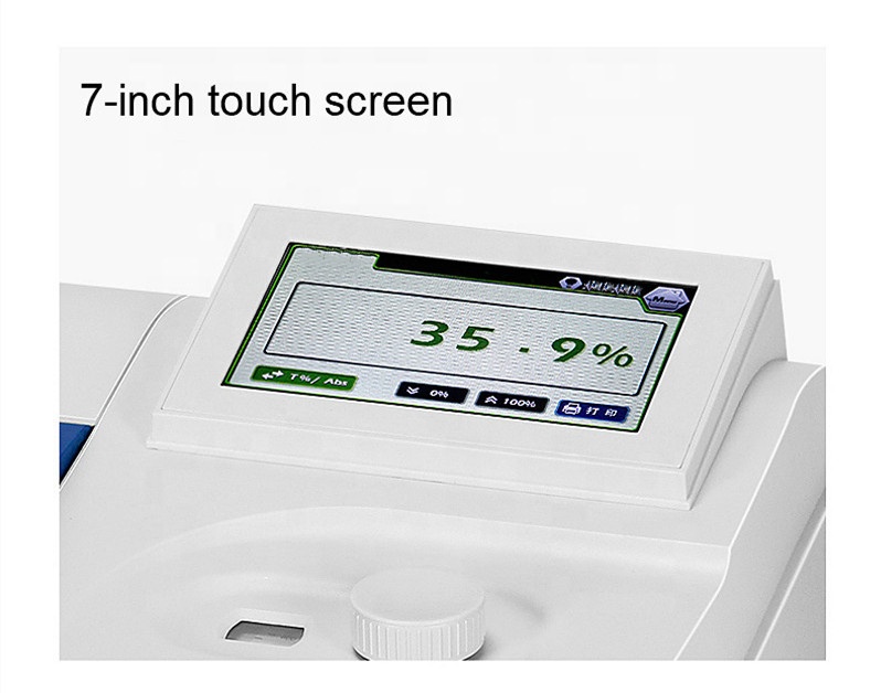 722N Single Beam Visible UV Vis Spectrophotometer Laboratory Bench LCD Display Spectrometer Meter For Sale With Factory Price - Image 3