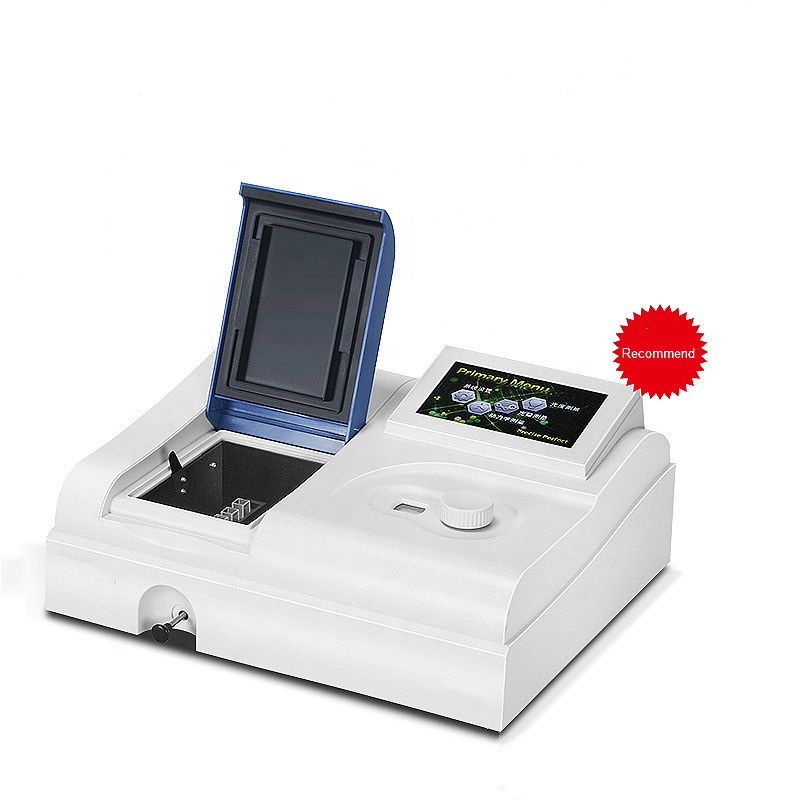 722N Single Beam Visible UV Vis Spectrophotometer Laboratory Bench LCD Display Spectrometer Meter For Sale With Factory Price