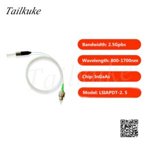 800-1700nm 2.5Gbps InGaAs Amplified Avalanche Photodiode Detector APD Fiber