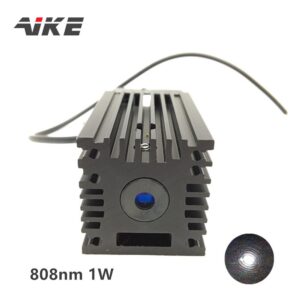 AIKE High Power 808nm 1W 1000mW nfrared IR Laser Diode Dot Module TTL with Fan Cooling Laser Module