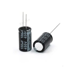 Aluminum Electrolytic Capacitor 450V / 100 UF 450V/100UF Electrolytic Capacitor Size 18*30 mm plug-in 450V 100UF