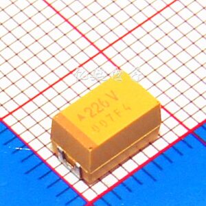 Chip Tantalum Capacitor 22UF 35V Type C 6032 226V 10% Duct Capacitive Yellow Polarity Capacitor