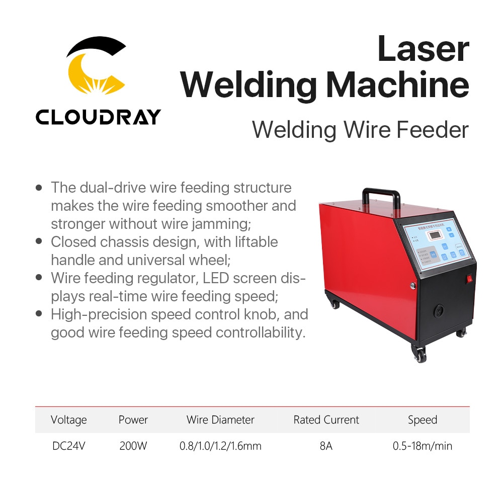 Cloudray 1080nm Laser Welding Machine 1000W 1500W Handheld Raycus Laser 220V 50Hz Auto-Wire Feeder for Metal Butt Spot Weling - Image 4